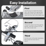 JAGASOL Helmet & Brake Lock Combo for ATVs