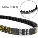 GY6 50cc ATV Replacement CVT Drive Belt