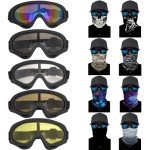 13-Pack ATV Goggles with Face Cover & Mask