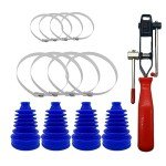 Universal CV Boot Kit for ATVs - Blue