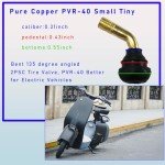 Ziciner 2 Pack 135° Bent Valve Stems for ATV