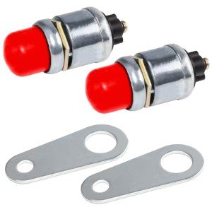 Waterproof 12V Push Button Starter Switch - 2 Pack