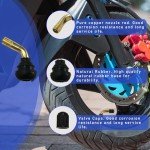 Ziciner 2 Pack 135° Bent Valve Stems for ATV