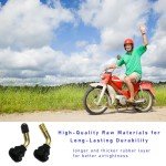 Ziciner 2 Pack 135° Bent Valve Stems for ATV