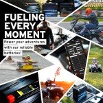 Chrome Battery YTX12-BS Maintenance Free Replacement Battery