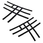 PIT66 Black Nerf Bar Nets for Honda ATVs