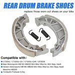 YOXUFA Mini Bike Drum Brake Pads for ATVs