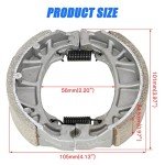 YOXUFA Mini Bike Drum Brake Pads for ATVs