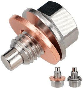 Magnetic Stainless Steel Oil Drain Plug for ATVs