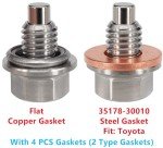 Magnetic Stainless Steel Oil Drain Plug for ATVs