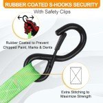 Tankpower 2200LB Heavy Duty Ratchet Straps Set