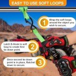 Tankpower 2200LB Heavy Duty Ratchet Straps Set