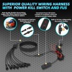 16-Pod White LED Rock Light Kit for ATVs