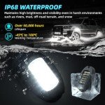 16-Pod White LED Rock Light Kit for ATVs