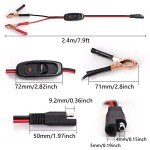 8FT 16AWG Wire Harness with On/Off Switch