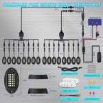 16-Pod White LED Rock Light Kit for ATVs