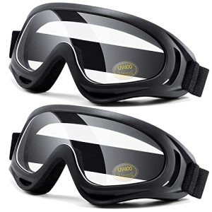 LOEO ATV Dustproof Goggles - 2 Pack Set
