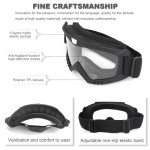 2 Pack ATV Dirt Bike Goggles with Neck Gaiter
