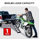 Heavy Duty Steel ATV Loading Ramp - 800 lbs Capacity