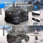 Universal 300D ATV Cover with Windproof Straps