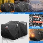Universal 300D ATV Cover with Windproof Straps