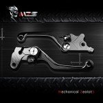 MZS Black Brake Clutch Levers for ATVs & Dirt Bikes