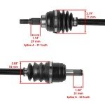 Caltric Front Right CV Joint Axle for Honda TRX300