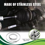 10PCS Stainless Steel CV Boot Clamp Kit