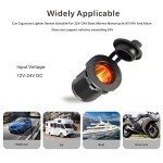 Universal 12V/28V Waterproof ATV Cigarette Lighter Socket