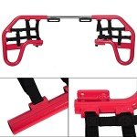 KUAFU Rose Red Nerf Bars for Honda TRX 250EX