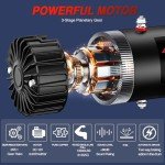 Nilight 12V Black Synthetic Rope Winch