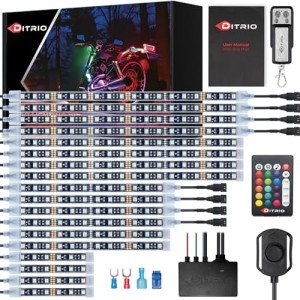 DITRIO 18-Piece LED Lights Kit for ATVs