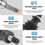 Polaris RZR S 800 ATV CV Axle Set