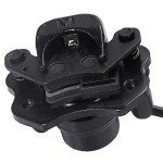 Rear Hand Hydraulic Disc Brake Master Cylinder Caliper Assembly with Brake Pads for Chinese ATV Quad Replacement for TaoTao Replacement for Buyang Replacement for Coolsport Replacement for Kazuma