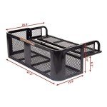 Heavy-Duty ATV/UTV Front and Rear Storage Rack