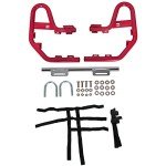 KUAFU Rose Red Nerf Bars for Honda TRX 250EX