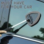 TAKAVU Car Window Cleaning Tool with Microfiber Bonnets