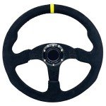 YEHICY 13.8” Suede Racing Steering Wheel