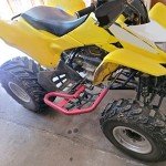 KUAFU Rose Red Nerf Bars for Honda TRX 250EX