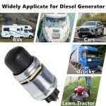 Waterproof 12V Push Button Starter Switch Pack