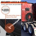 GOORIDA Semi-Truck Spare Tire Rack Carrier