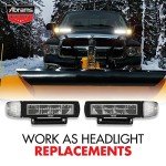 Heated LED Snow Plow Headlight Kit for ATVs