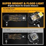 Auxbeam 4-Inch 60W LED Light Pods - 2 Pack