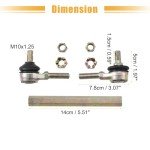 ACROPIX 5.51" Steering Tie Rod Ends for ATVs