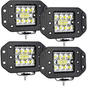 4Pcs 3x3 LED Light Bar for ATV/UTV