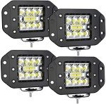 4Pcs 3x3 LED Light Bar for ATV/UTV