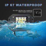 4Pcs 3x3 LED Light Bar for ATV/UTV