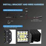 4Pcs 3x3 LED Light Bar for ATV/UTV