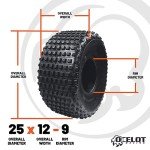 Ocelot 25x12x9 Non-Directional ATV/UTV Tire