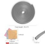 SINGARO 5M Rubber Car Door Edge Guard